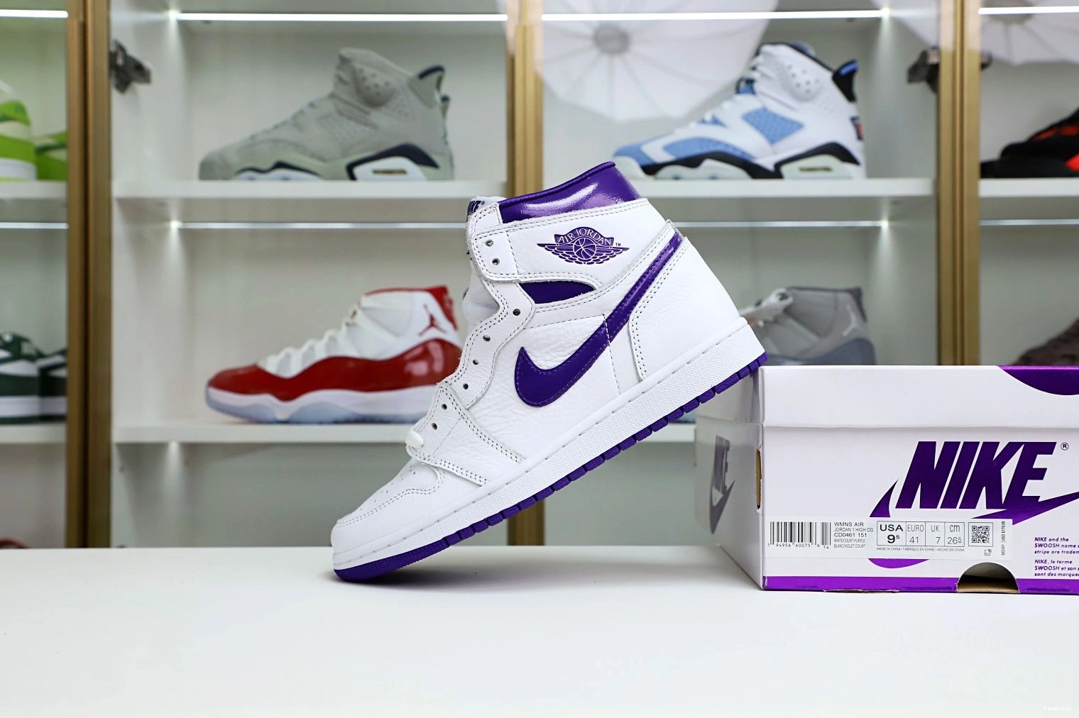 1 OG Air Court Purple Jordan High 0825